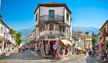 Ottoman bazaar Gjirokastra Albania Dreamstime Milosk50 43476919